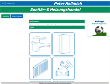 Tablet Screenshot of hellmich-shop.de